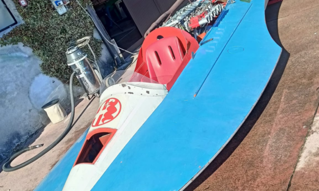 What is a speedboat doing at the Museum?